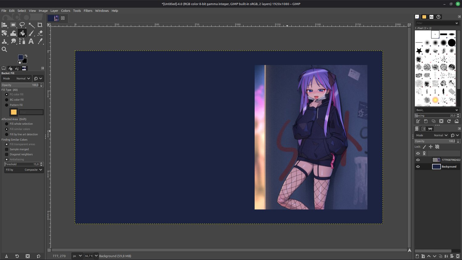 Background color changed